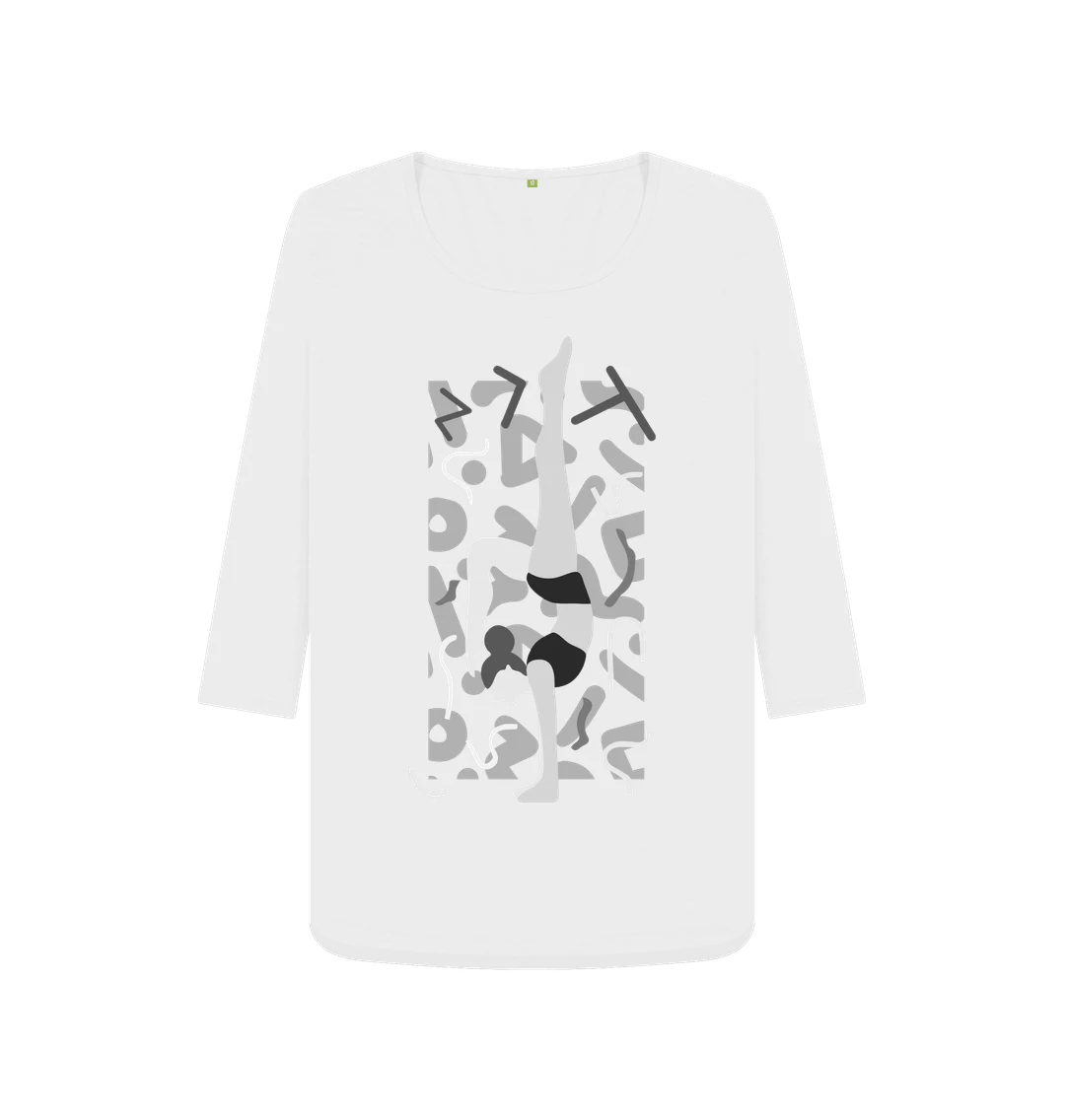 Yoga Yogi Long Sleeve Tee - White